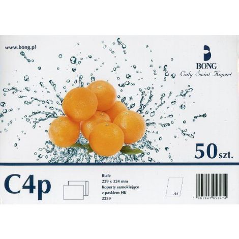 Koperty Bong C4 Białe HK 90g, 25szt